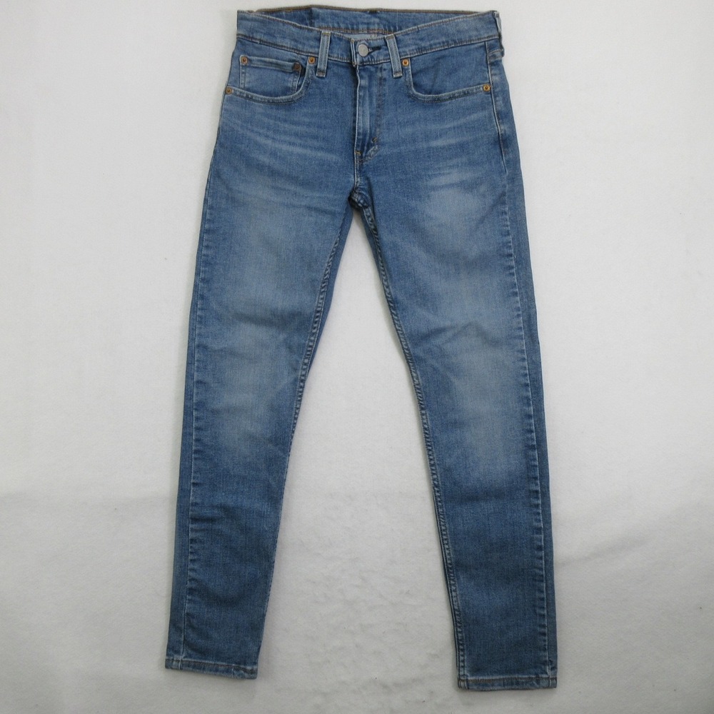 Levi's Men's Jeans 30X29 (TagW31 L30) Skinny Taper Blue Denim Medium Wash